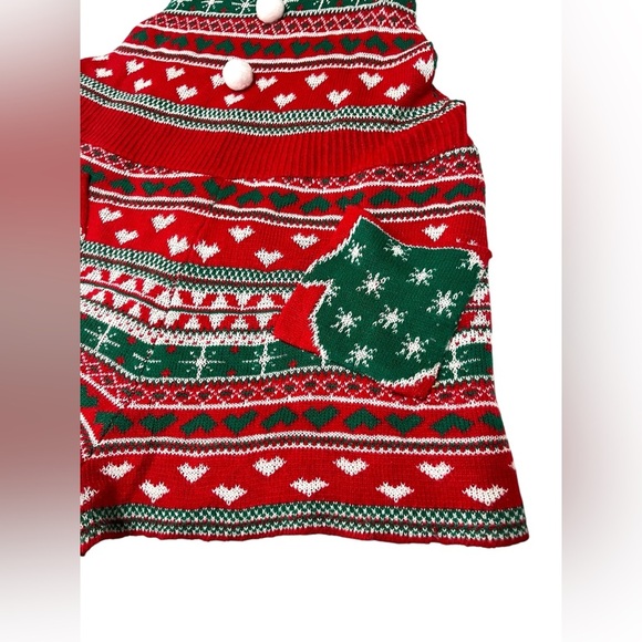 No Boundaries Juniors’ Holiday Santa Romper Sz L - Picture 3 of 9